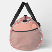 Wavy Pink Daisies Duffle Bag (Rechts)