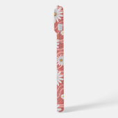 Wavy Pink Daisies iPhone Hülle (Linke Seite)
