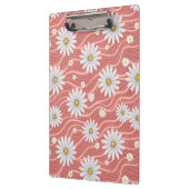Wavy Pink Daisies Klemmbrett (Links)