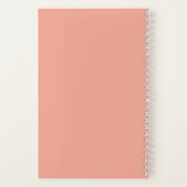 Wavy Pink Daisies Notizblock (Rückseite)