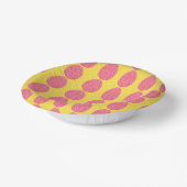 Wavy Pink Ostereier Pappteller (Gewinkelt)