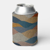Wavy Polka Dot: Vintages Textil. Dosenkühler (Kanne Vorderseite)