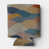 Wavy Polka Dot: Vintages Textil. Dosenkühler (Rückseite)