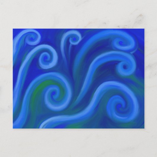 Wavy Postkarte (Vorderseite)