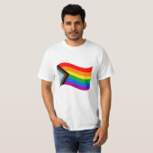 Wavy Progress Pride Flag T-Shirt (Vorne ganz)