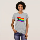 Wavy Progress Pride Flag T-Shirt (Vorne ganz)