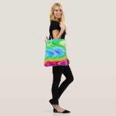 Wavy Rainbow Pattern Tasche (Am Model)