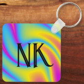 wavy rainbow schlüsselanhänger (Rückseite)