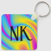 wavy rainbow schlüsselanhänger (Rückseite)
