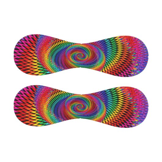 Wavy Rainbow Spiral Fraktal Baseball (Paneele)