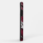 Wavy Red Case-Mate iPhone Hülle (Hinten/Rechts)