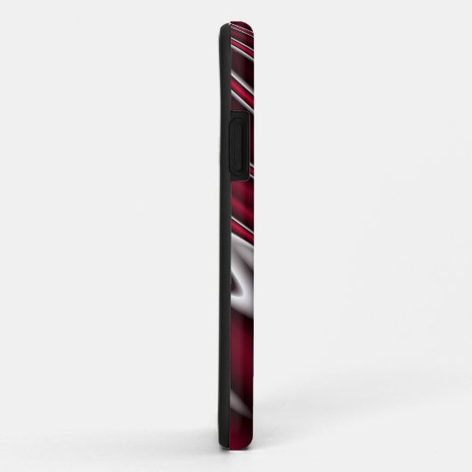 Wavy Red Case-Mate iPhone Hülle (Hinten/Rechts)