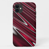 Wavy Red iPhone Case (Rückseite)