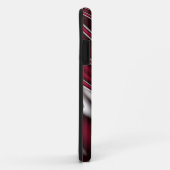 Wavy Red iPhone Case (Hinten/Rechts)