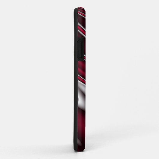 Wavy Red iPhone Case (Hinten/Rechts)