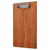 Wavy Red Strips: Moderne japanische Abstrakte Kuns Klemmbrett (Links)