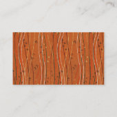 Wavy Red Strips: Moderne japanische Abstrakte Kuns Visitenkarte (Rückseite)