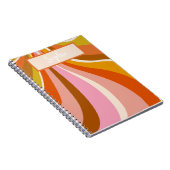 Wavy Retro, Notes Journal, Notizblock (Rechte Seite)