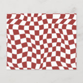 Wavy Retro Weihnachts Foto Holiday Budget (Rückseite)