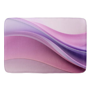 Wavy-Rosa- und Lavendelfarben Badematte