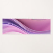 Wavy-Rosa- und Lavendelfarben Yogamatte (Vorderseite (Horizontal))