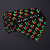 Wavy Saint Kitts und Nevis Flag Muster Krawatte
