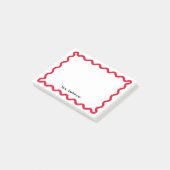 Wavy Simple Stationery Post-it Klebezettel (angewinkelt)