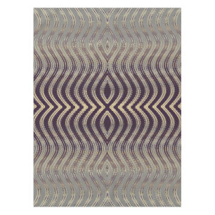 Wavy Spotlight - Französisch Grau, Brown & Blackcu Tischdecke