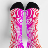 Wavy Strip Colour Socks Socken (Oben)