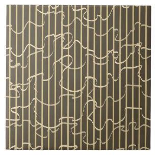 Wavy Strip Pistachio Fliese