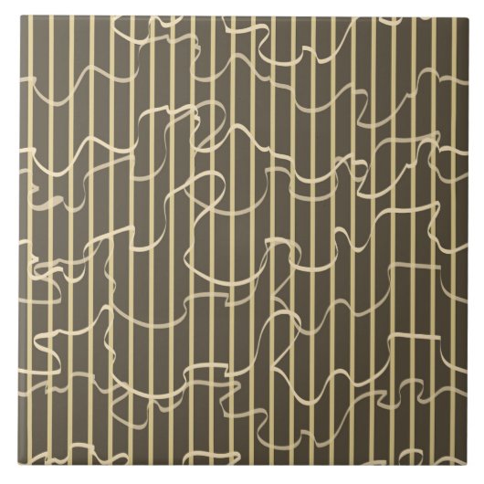 Wavy Strip Pistachio Fliese (Vorderseite)