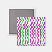 Wavy Stripe 2014 Magnet (Vorderseite/Rückseite)