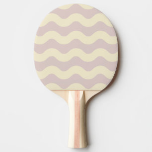 Wavy Stripe Lavendel Kuss Farbe Tischtennis Schläger
