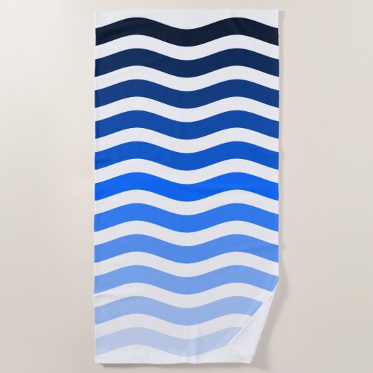 Wavy Stripes Strandtuch (Vorderseite)