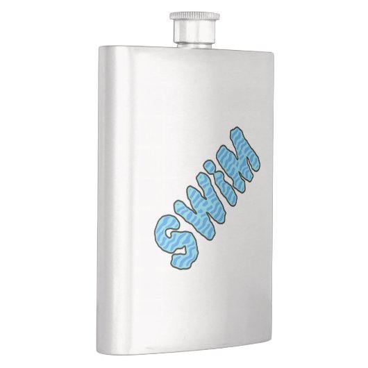 Wavy Swim Hat Flachmann (Rechts)