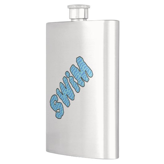 Wavy Swim Hat Flachmann (Links)