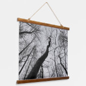Wavy_Tree_Tapestry  Wandteppich Mit Holzrahmen (Gewinkelt)