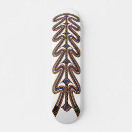 Wavy Tribal Skateboard - Extreme LA Skateboard