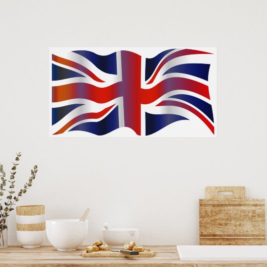 Wavy UK Poster (Küche)