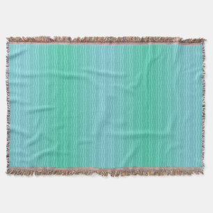 Wavy Vertikale Streifen Türkis Aquamarine Decke