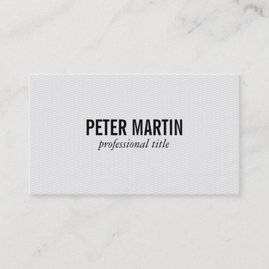 Wavy Visitenkarte (Vorderseite)