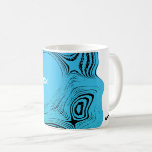 Wavy Waters Jesus Fish Kaffeetasse