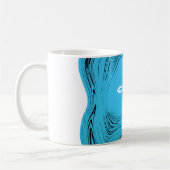 Wavy Waters Jesus Fish Kaffeetasse (Links)