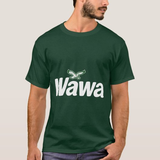 Wawa Eagles Logo (weiß) T-Shirt (Vorderseite)