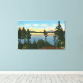 Wawbeek Club Aussicht auf den Oberen See Leinwanddruck (Insitu (Holzboden))