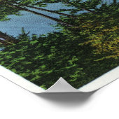 Wawbeek Club Aussicht auf den Oberen See Poster (Ecke)