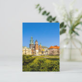 Wawel Castle, Krakau, Polen Postkarte (Stehend Vorderseite)