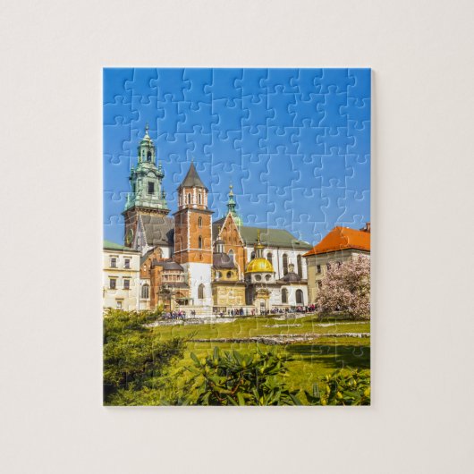 Wawel Castle, Krakau, Polen Puzzle (Vertikal)