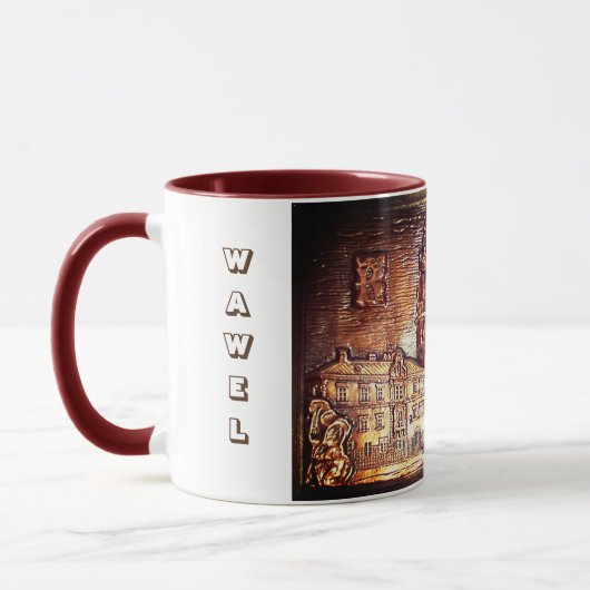 WAWEL CASTLE KRAKOW POLEN COPPER TASSE (Links)