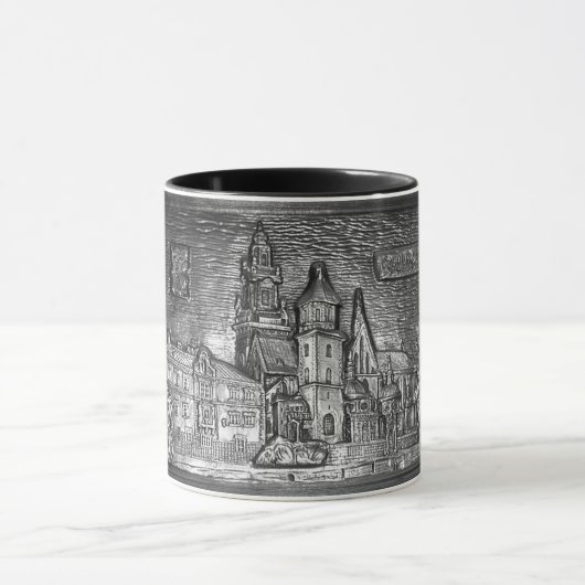 WAWEL CASTLE KRAKOW POLEN PEWTER TASSE (Zentrum)